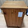 Solid wood oak stained Bedside Drawer Image 3