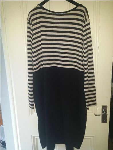 BNWT Plus size French long midi dress One O One Paris size UK26/28 EUR54/56