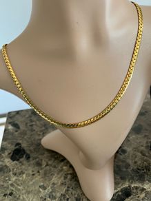 Gold tone JJ necklace
