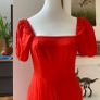 & Other Stories red linen jumpsuit Image 2