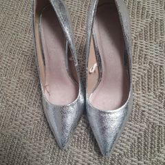 Silver stilletoes