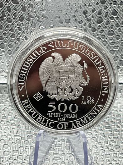 1oz Fine 999 Silver Bullion Noah's Ark 2026 Coin.
