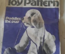 Vintage Soft Toy Pattern  'Puddles the Pup'