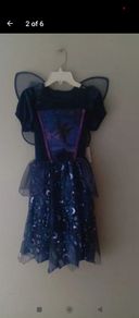 girls Halloween Dark  Fairy. costume aged 9-10