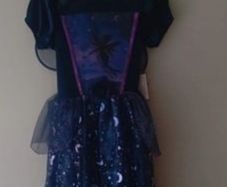 girls Halloween Dark  Fairy. costume aged 9-10