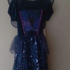 girls Halloween Dark  Fairy. costume aged 9-10