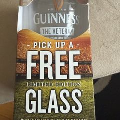 Pint. Glass Guinness Collectable