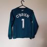 arsenal long sleeve size 9-10 years O'brien 1 on the back In excellent condition Image 2