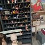Vintage Large Wooden Pigeon Hole Cabinet Image 2