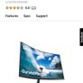 32" Curved Samsung Monitor Image 7
