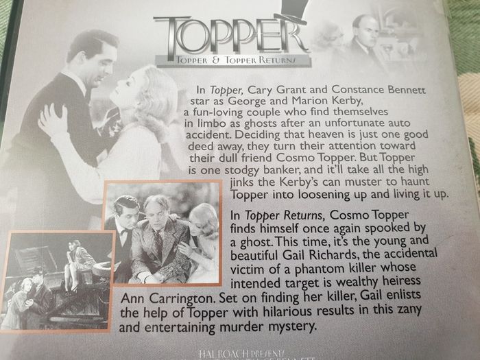 Topper and Topper Returns 1937 DVD Cary Grant Constance Bennett Region 1 USA