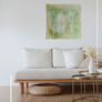 Original Abstract Painting Biophilic Art Neutral Art  Quiet Luxury Art Image 2
