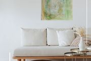 Original Abstract Painting Biophilic Art Neutral Art  Quiet Luxury Art