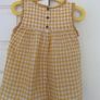 Next Girls Yellow & White Check Top - see 3 pics Image 2