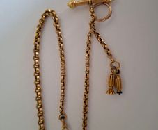 Gold watch chain