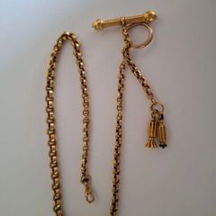 Gold watch chain