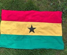 Large Ghanaian flag