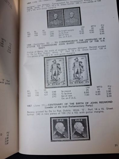 Hibernian / Simplified catalogue of the Postage Stamps of Ireland 1922 - 1979 / 1980