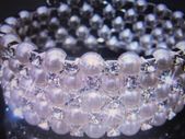 Pearl and Diamonte Wrap around Bracelet