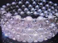 main image for ad Pearl and Diamonte Wrap around Bracelet