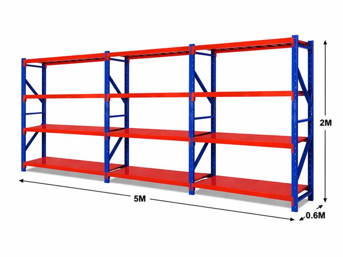 5 Metres Longspan Shelving / Racking All Metal Shelves For Sheds Garages Workshops