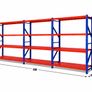 5 Metres Longspan Shelving / Racking All Metal Shelves For Sheds Garages Workshops Image 2
