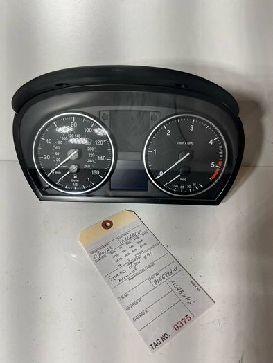 BMW 3 Series E90 E91 E92 E93 Speedometer Instrument Cluster 320d Diesel 9166849 a1l2b611s