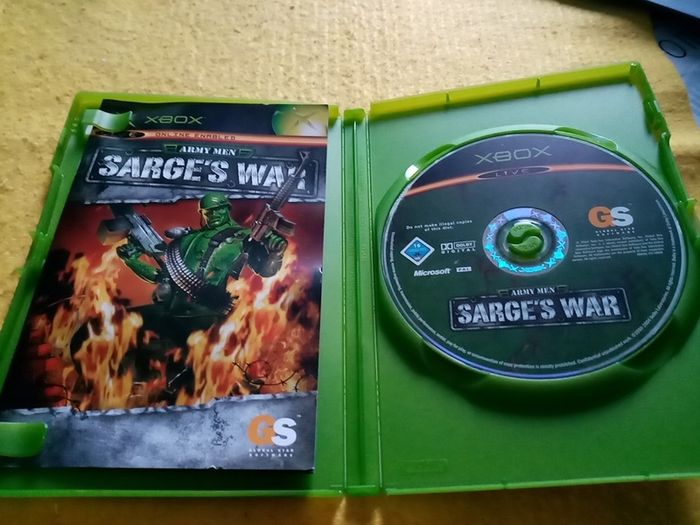 Army men Sarges Sarge s wars Xbox Original Games Original Pal version