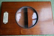 Antique French Graphoscope Viewer Photographic Magnifier Old Wooden Box