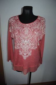M&Co Petite Terracotta printed top size UK12 EU40 Postage included