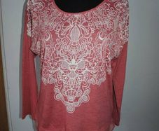 M&Co Petite Terracotta printed top size UK12 EU40 Postage included