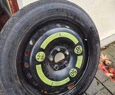 Mercedes E class Continental 155/70 R17 space saver spare wheel