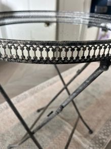 Mirror Side Table