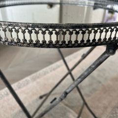 Mirror Side Table