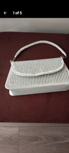 Silver coloured bag