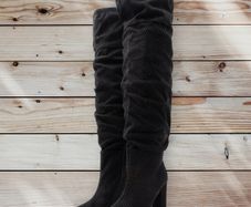 Anna Field Diamante Over The Knee Boots