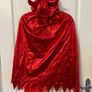 Girls' Devil Halloween Costume with Cape, Wings, Horns and Trident. Size 3 Image 2