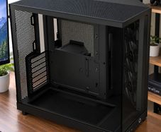 NZXT H6 Flow Black Gaming PC Case  3 Fans Included