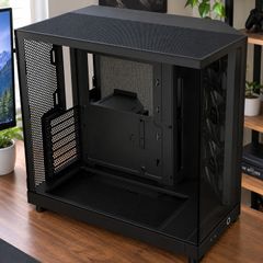 NZXT H6 Flow Black Gaming PC Case  3 Fans Included