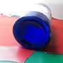 Vintage blue Poison bottle !! Image 4