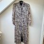 Mint Velvet Willa Heart Print Crinkle Maxi Shirt Dress Image 3