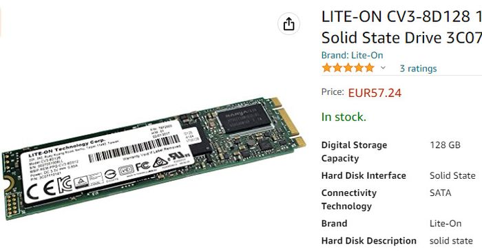 M.2 2280 Sata 3 6.0gb/s Ssd Solid State Drive