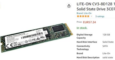 M.2 2280 Sata 3 6.0gb/s Ssd Solid State Drive