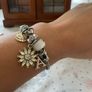 Silver-Tone Charm & Spiral Bracelets Set Image 6