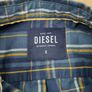 Diesel Authentic shirt long sleeve Apparel Mens Button Down Long Sleeve Shirt Size s Image 4