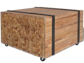 Side Table Teak 60x60x38 cm