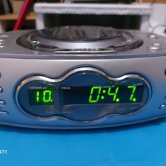 Technika CDCR-106 Alarm Clock Radio Vintage Tested Working Nice Condition