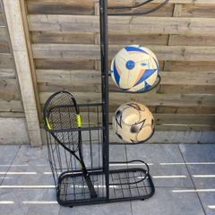 Holder for soccer balls and other sports stuff