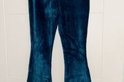 Girls velvet flared trousers