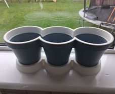 Trio herb plant pots